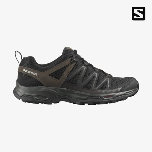 Tenis Senderismo Salomon Pathfinder Hombre Negros | MX SDLQ250